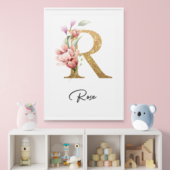 Affiche / Poster Monogramme - Lettre R