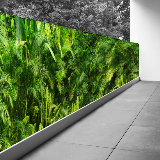 Brise vue Trompe l'œil - 120x360 cm - Jungle