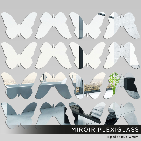 Kit Miroir Plexiglass - Papillons