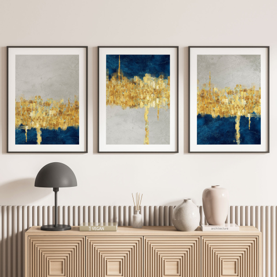 Lot de 3 Affiches / Posters Triptyque - Design