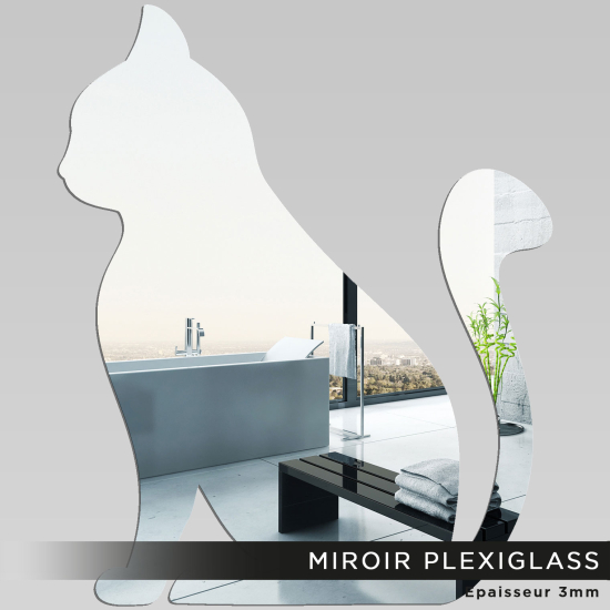 Miroir Plexiglass - Chat