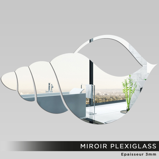 Miroir Plexiglass - Coquillage