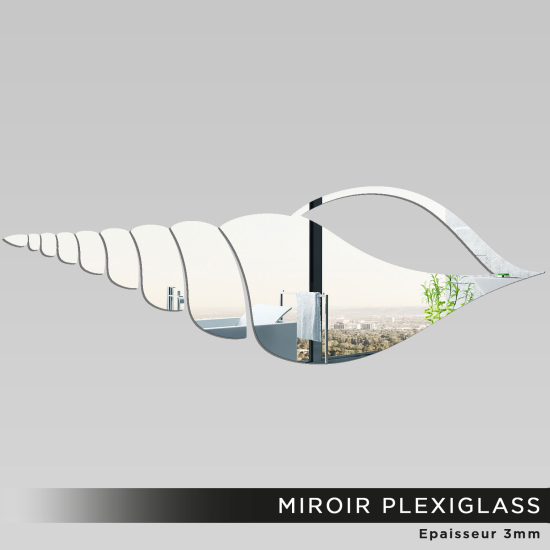 Miroir Plexiglass - Coquillage