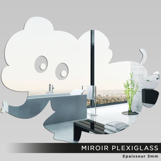 Miroir Plexiglass - Éléphant