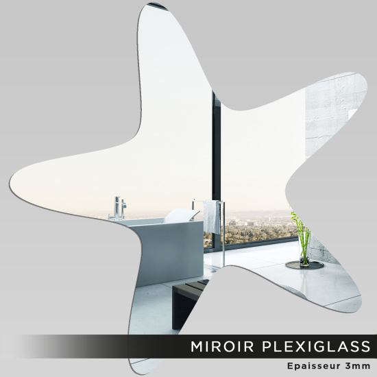 Miroir Plexiglass - Étoile de mer