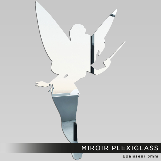 Miroir Plexiglass - Fée clochette