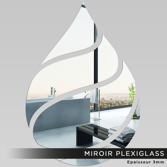 Miroir Plexiglass - Goutte maxi