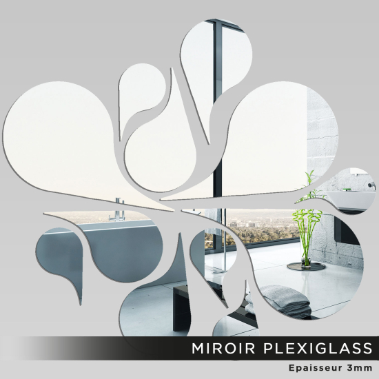 Miroir Plexiglass - Gouttes