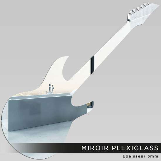 Miroir Plexiglass - Guitare