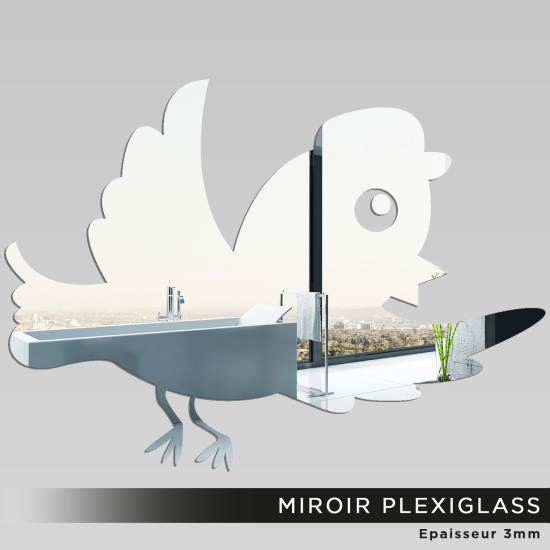 Miroir Plexiglass - Oiseau