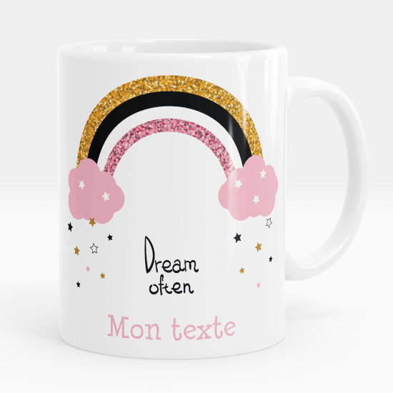 Mug - Tasse personnalisée - Arc-en-ciel