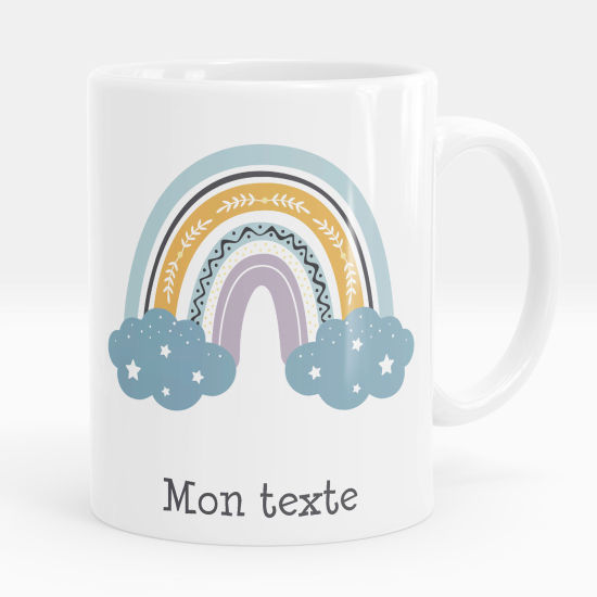 Mug - Tasse personnalisée - Arc-en-ciel