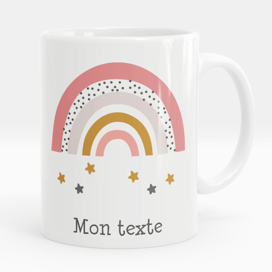 Mug - Tasse personnalisée - Arc-en-ciel