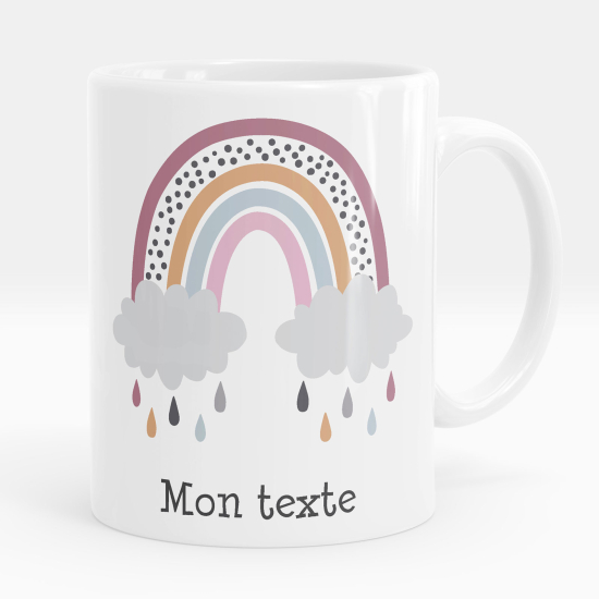 Mug - Tasse personnalisée - Arc-en-ciel