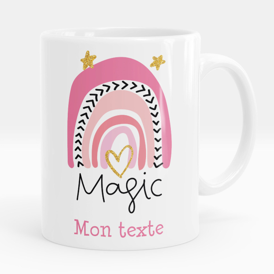 Mug - Tasse personnalisée - Arc-en-ciel magic