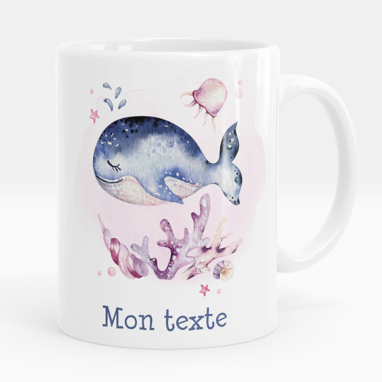 Mug - Tasse personnalisée - Baleine