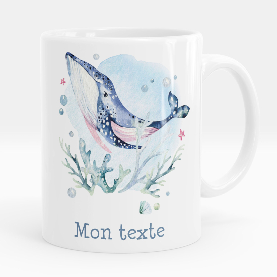 Mug - Tasse personnalisée - Baleine