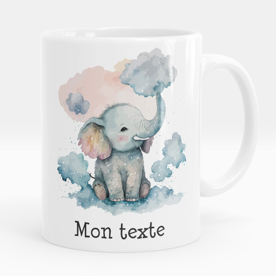 Mug - Tasse personnalisée - Bébé éléphant