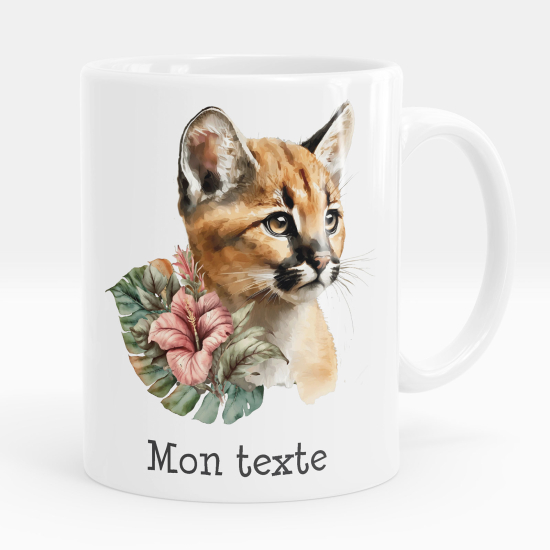 Mug - Tasse personnalisée - Bébé puma