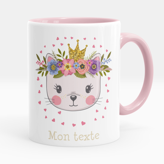 Mug - Tasse personnalisée - Chaton princesse