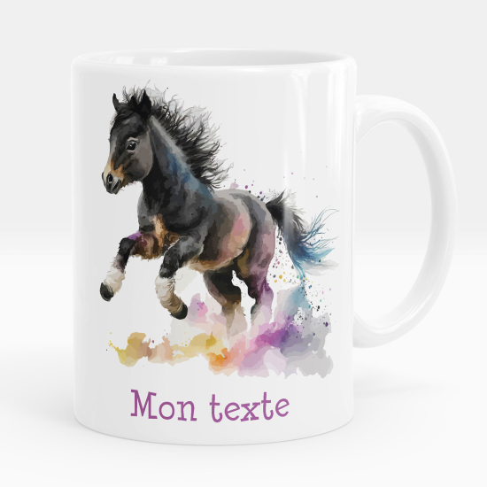 Mug - Tasse personnalisée - Cheval