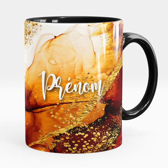 Mug - Tasse personnalisée - Effet marbré