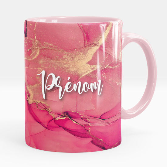 Mug - Tasse personnalisée - Effet marbré