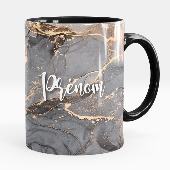 Mug - Tasse personnalisée - Effet marbré