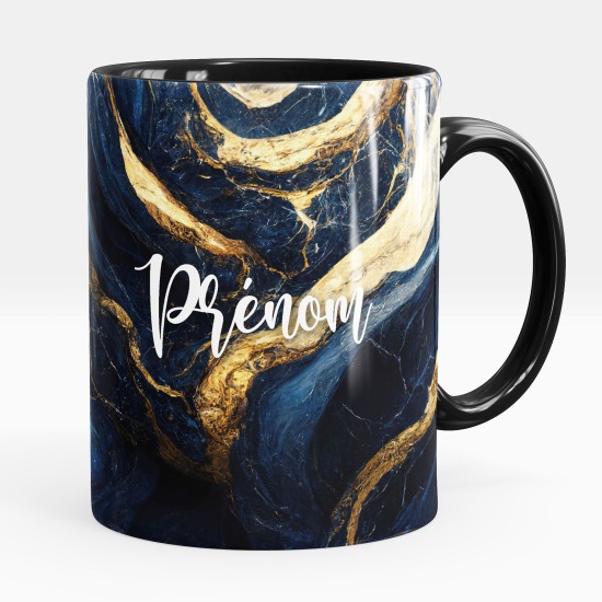 Mug - Tasse personnalisée - Effet marbré