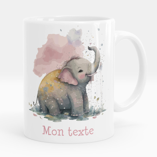 Mug - Tasse personnalisée - Éléphant