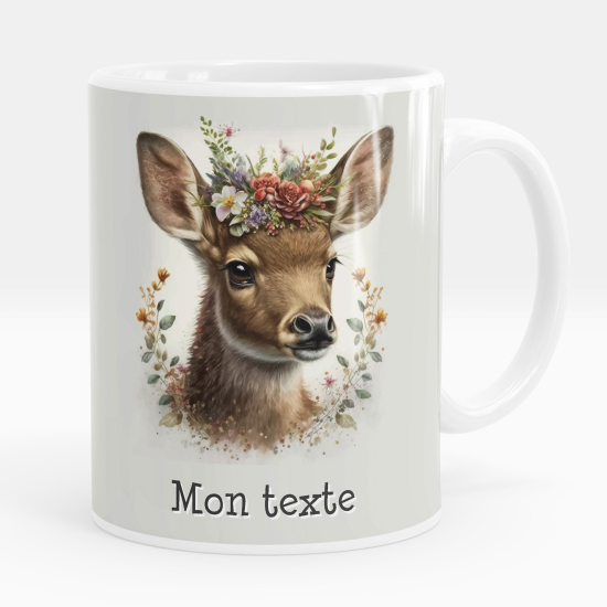 Mug - Tasse personnalisée - Faon