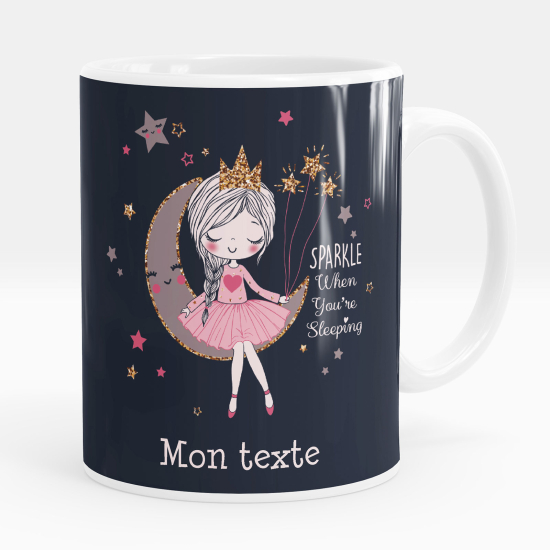 Mug - Tasse personnalisée - Fée lune