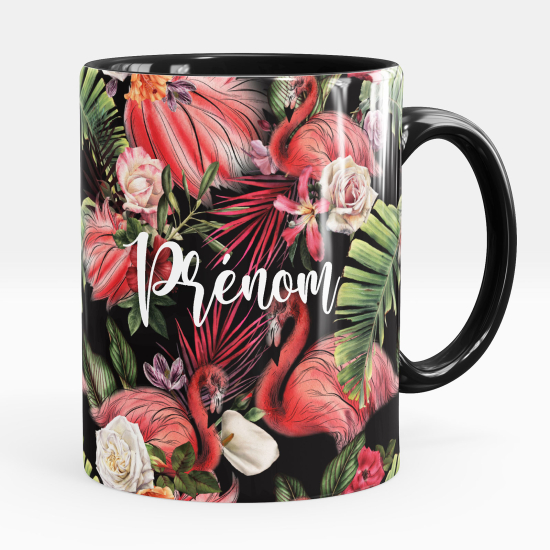 Mug - Tasse personnalisée - Flamant rose