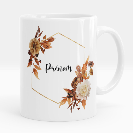 Mug - Tasse personnalisée - Fleurs