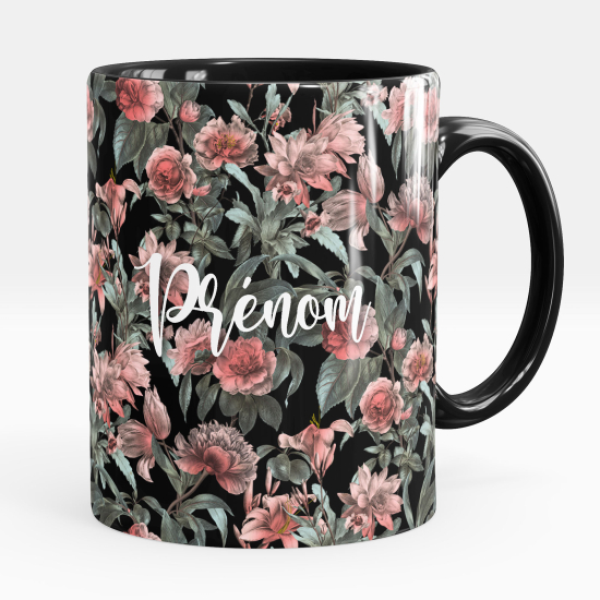 Mug - Tasse personnalisée - Fleurs