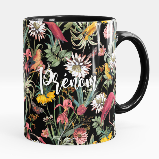 Mug - Tasse personnalisée - Fleurs