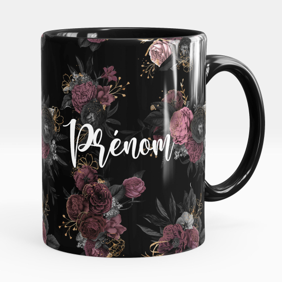 Mug - Tasse personnalisée - Fleurs