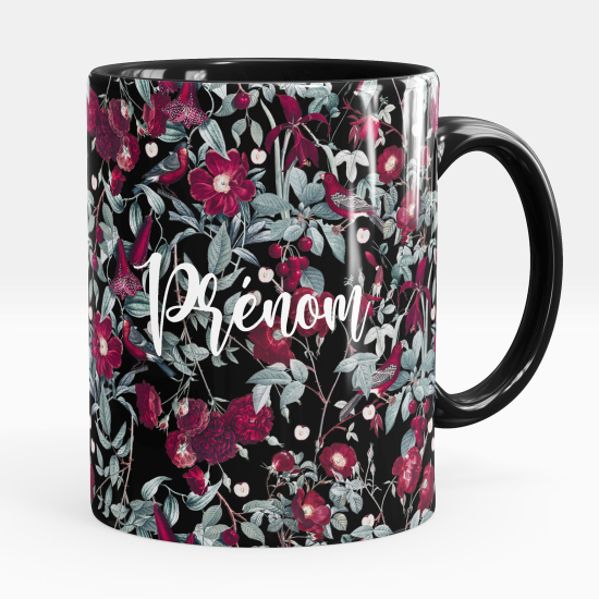 Mug - Tasse personnalisée - Fleurs