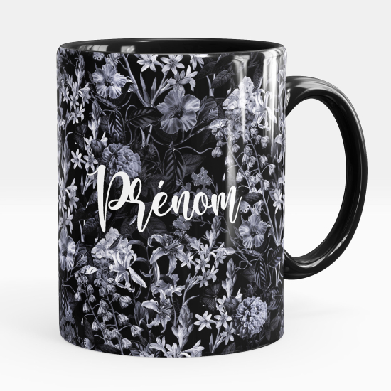 Mug - Tasse personnalisée - Fleurs