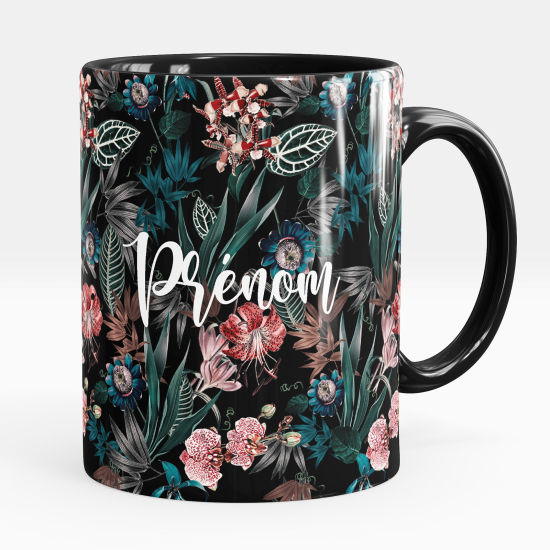 Mug - Tasse personnalisée - Fleurs