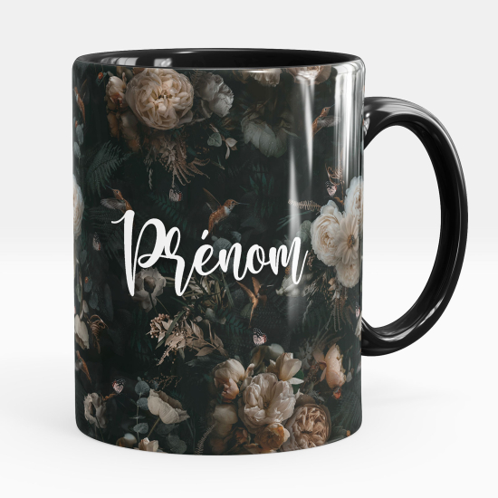 Mug - Tasse personnalisée - Fleurs