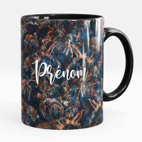 Mug - Tasse personnalisée - Fleurs