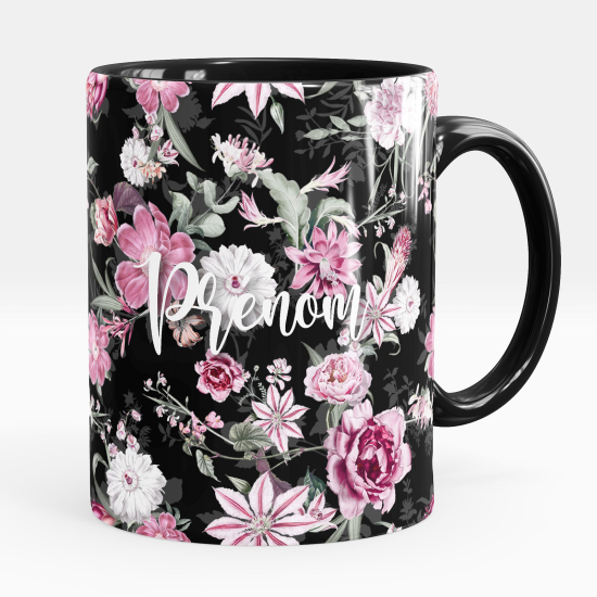 Mug - Tasse personnalisée - Fleurs