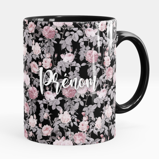 Mug - Tasse personnalisée - Fleurs