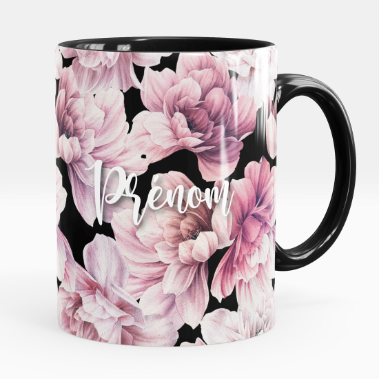 Mug - Tasse personnalisée - Fleurs