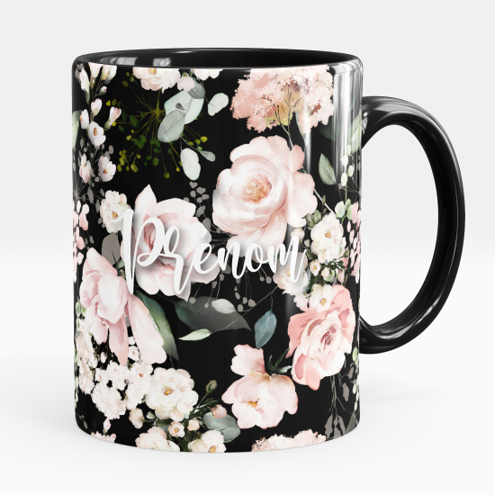 Mug - Tasse personnalisée - Fleurs