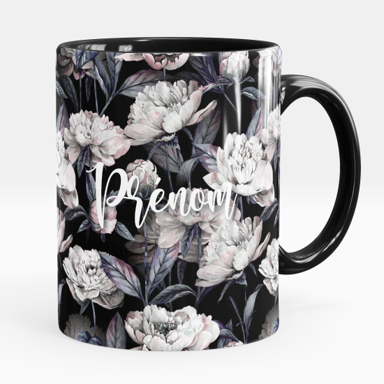 Mug - Tasse personnalisée - Fleurs