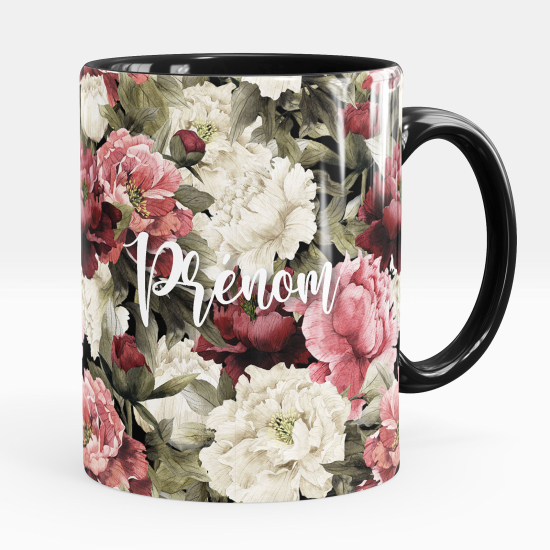 Mug - Tasse personnalisée - Fleurs