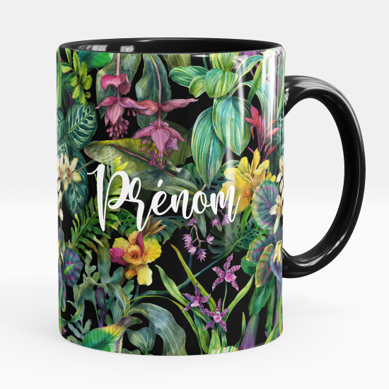 Mug - Tasse personnalisée - Fleurs