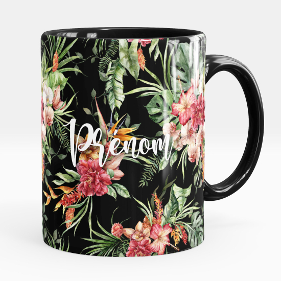 Mug - Tasse personnalisée - Fleurs